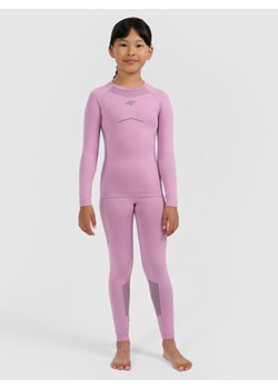 Dziewczęca bielizna termoaktywna komplet 4F 4FJRAW25USEAF263 - różowa ze sklepu Sportstylestory.com w kategorii Bielizna termoaktywna - zdjęcie 188069245