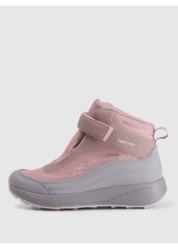Dziewczęce buty zimowe śniegowce 4F 4FJRAW25FSBSF037 - różowe ze sklepu Sportstylestory.com w kategorii Buty zimowe dziecięce - zdjęcie 188069256