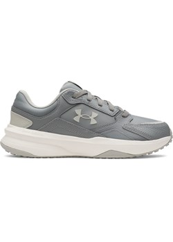 Męskie buty treningowe Under Armour UA Edge Leather - szare ze sklepu Sportstylestory.com w kategorii Buty sportowe męskie - zdjęcie 188069657