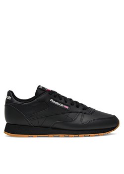 Sneakersy Reebok EO-CLASSIC LEATHER 100008493 Czarny ze sklepu eobuwie.pl w kategorii Buty sportowe męskie - zdjęcie 188069795