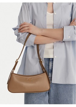 Torebka Calvin Klein Ck Small Shoulder Bag LV04F3170G Beżowy ze sklepu eobuwie.pl w kategorii Torebki damskie - zdjęcie 188069817