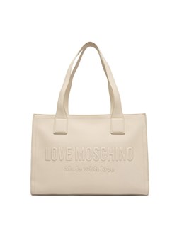 Torebka LOVE MOSCHINO JC4045PP1OLE0110 Écru ze sklepu eobuwie.pl w kategorii Torebki damskie - zdjęcie 188069819
