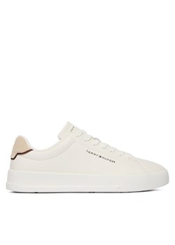 Sneakersy Tommy Hilfiger Th Court Lth Detail Ess FM0FM05367 Biały ze sklepu eobuwie.pl w kategorii Buty sportowe męskie - zdjęcie 188069847