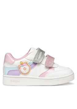 Geox Sneakersy B Eclyper Girl B655MB 000BC C1R8S S Biały ze sklepu MODIVO w kategorii Buty sportowe dziecięce - zdjęcie 188070306