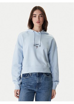 Guess Jeans Bluza W6RQ00 K68I4 Błękitny Relaxed Fit ze sklepu MODIVO w kategorii Bluzy damskie - zdjęcie 188070338