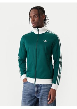 adidas Bluza adicolor Classic KE1666 Zielony Slim Fit ze sklepu MODIVO w kategorii Bluzy męskie - zdjęcie 188070339