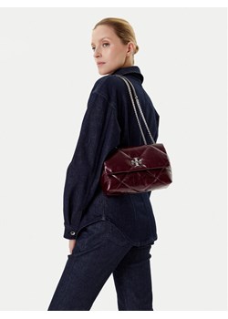 Tory Burch Torebka Kira Diamond 169326 Bordowy ze sklepu MODIVO w kategorii Kopertówki - zdjęcie 188070346