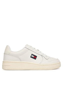 Tommy Jeans Sneakersy Tjw Basket EN0EN02980 Biały ze sklepu MODIVO w kategorii Buty sportowe damskie - zdjęcie 188070406