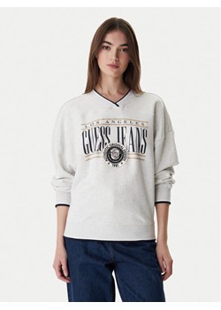 Guess Jeans Bluza W6RQ09 K68I4 Szary Oversize ze sklepu MODIVO w kategorii Bluzy damskie - zdjęcie 188070416