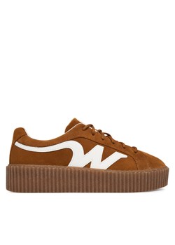 Weekend Max Mara Sneakersy 2615761014600 Pomarańczowy ze sklepu MODIVO w kategorii Buty sportowe damskie - zdjęcie 188070425