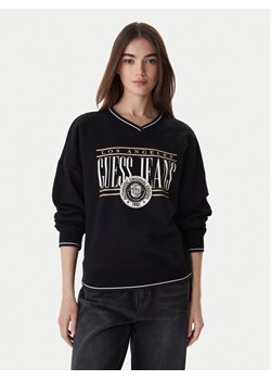 Guess Jeans Bluza W6RQ09 K68I4 Czarny Oversize ze sklepu MODIVO w kategorii Bluzy damskie - zdjęcie 188070449