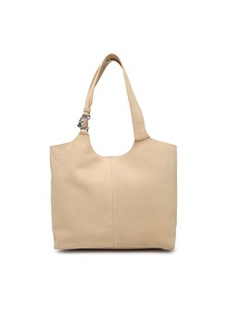 Torebka Coccinelle The Coccinelle C-Easy E1 THE 11 02 01 Beżowy ze sklepu eobuwie.pl w kategorii Torby Shopper bag - zdjęcie 188071406