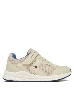 Sneakersy Tommy Hilfiger T3X9-34378-1697 M Beżowy ze sklepu eobuwie.pl w kategorii Buty sportowe dziecięce - zdjęcie 188071839