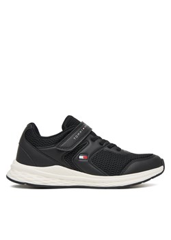 Sneakersy Tommy Hilfiger T3X9-34378-1697 S Czarny ze sklepu eobuwie.pl w kategorii Buty sportowe dziecięce - zdjęcie 188071857
