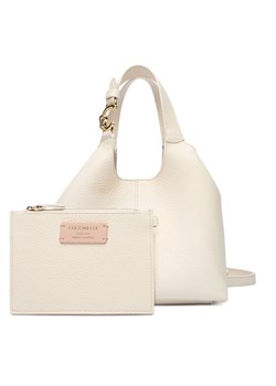 Torebka Coccinelle SHA Coccinelle C-Easy E1 SHA 58 01 01 Écru ze sklepu eobuwie.pl w kategorii Torebki damskie - zdjęcie 188071927