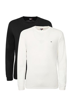 Tommy Jeans Komplet longsleeve DM0DM22148 Czarny Slim Fit ze sklepu MODIVO w kategorii T-shirty męskie - zdjęcie 188074518