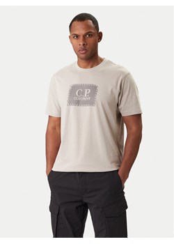 C.P. Company T-Shirt 20CMTS723A005100W Beżowy Regular Fit ze sklepu MODIVO w kategorii T-shirty męskie - zdjęcie 188074535