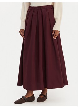 Weekend Max Mara Spódnica trapezowa Curvato 2615101051 Bordowy Regular Fit ze sklepu MODIVO w kategorii Spódnice - zdjęcie 188074556