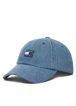 Tommy Jeans Czapka z daszkiem Tjm Heritage Over Dyed Denim Cap AM0AM13853 Niebieski ze sklepu MODIVO w kategorii Czapki z daszkiem męskie - zdjęcie 188074565
