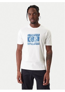 C.P. Company T-Shirt 20CMTS141A110579W Écru Regular Fit ze sklepu MODIVO w kategorii T-shirty męskie - zdjęcie 188074648