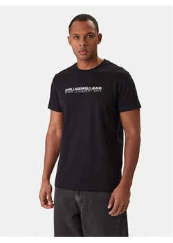 Karl Lagerfeld Jeans T-Shirt B1M17063 Czarny Regular Fit ze sklepu MODIVO w kategorii T-shirty męskie - zdjęcie 188074705