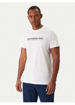 Karl Lagerfeld Jeans T-Shirt B1M17063 Biały Regular Fit ze sklepu MODIVO w kategorii T-shirty męskie - zdjęcie 188074786
