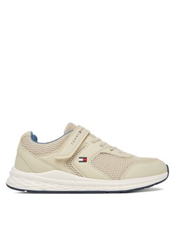 Tommy Hilfiger Sneakersy T3X9-34378-1697 S Beżowy ze sklepu MODIVO w kategorii Buty sportowe dziecięce - zdjęcie 188074819