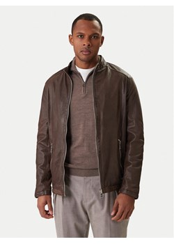 Milestone Kurtka skórzana Oliverio 611099 60770 Brązowy Regular Fit ze sklepu MODIVO w kategorii Kurtki męskie - zdjęcie 188074878
