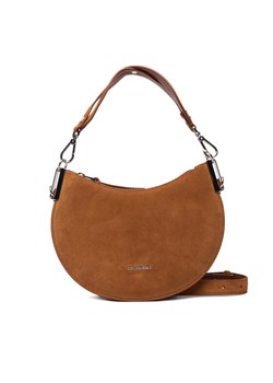 Coccinelle Torebka QKG Coccinellesunup Suede E1 QKG 13 03 01 Brązowy ze sklepu MODIVO w kategorii Torebki damskie - zdjęcie 188074947