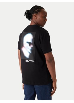 Karl Lagerfeld Jeans T-Shirt B1M17069 Czarny Regular Fit ze sklepu MODIVO w kategorii T-shirty męskie - zdjęcie 188075155