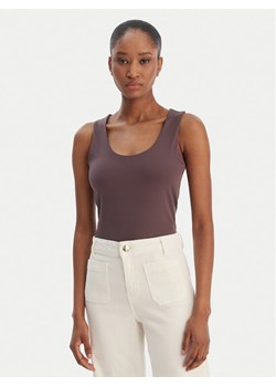 Marella Top Tiglio 2615941051 Brązowy Slim Fit ze sklepu MODIVO w kategorii Bluzki damskie - zdjęcie 188081268