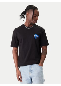 HUGO T-Shirt Nalentinio 50562727 Czarny Regular Fit ze sklepu MODIVO w kategorii T-shirty męskie - zdjęcie 188081298