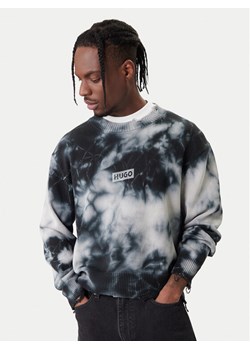 HUGO Bluza Sestroy 50553584 Czarny Regular Fit ze sklepu MODIVO w kategorii Bluzy męskie - zdjęcie 188081315