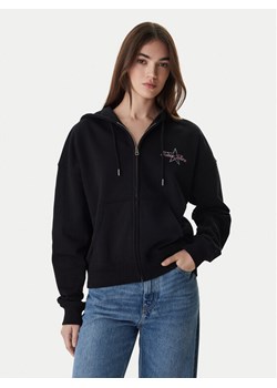 Guess Jeans Bluza W6RQ06 K68I4 Czarny Oversize ze sklepu MODIVO w kategorii Bluzy damskie - zdjęcie 188081327