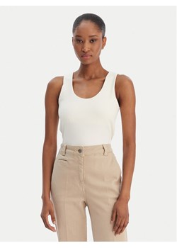 Marella Top Tiglio 2615941051 Écru Slim Fit ze sklepu MODIVO w kategorii Bluzki damskie - zdjęcie 188081348
