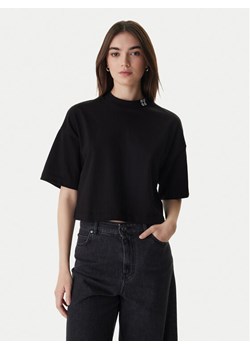 HUGO T-Shirt Damelody 50561189 Czarny Regular Fit ze sklepu MODIVO w kategorii Bluzki damskie - zdjęcie 188081358