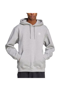 Bluza męska adidas Originals Trefoil Essentials Loose Hoodie JV6057 - szara ze sklepu streetstyle24.pl w kategorii Bluzy męskie - zdjęcie 188081847