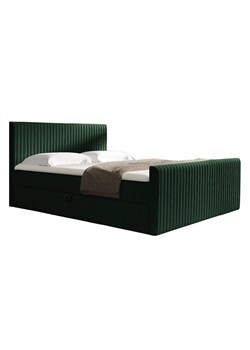 Zielone welurowe łóżko pikowane 5 rozmiarów L2-W14 ze sklepu Edinos.pl w kategorii Łóżka i materace - zdjęcie 188081909