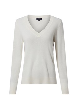 IPURI Sweter damski z kaszmiru Kobiety Kaszmir écru jednolity ze sklepu vangraaf w kategorii Swetry damskie - zdjęcie 188082028