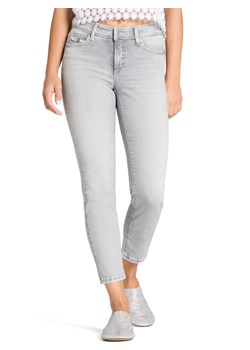 Cambio Dżinsy - Piper krótkie Kobiety Jeansy jasny szary jednolity ze sklepu vangraaf w kategorii Jeansy damskie - zdjęcie 188082059