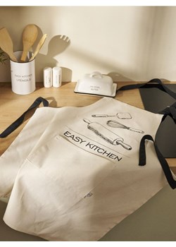 Sinsay - Fartuch z nadrukiem - kremowy ze sklepu Sinsay w kategorii Fartuchy kuchenne - zdjęcie 188083376