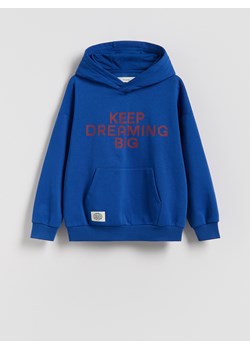 Reserved - Bluza z kapturem - niebieski ze sklepu Reserved w kategorii Bluzy chłopięce - zdjęcie 188083727