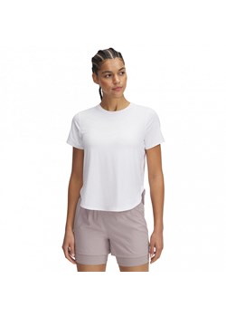 Damska koszulka do biegania Under Armour UA Launch Elite - biała ze sklepu Sportstylestory.com w kategorii Bluzki damskie - zdjęcie 188083998