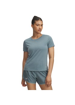 Damska koszulka do biegania Under Armour UA Launch Shortsleeve - niebieska ze sklepu Sportstylestory.com w kategorii Bluzki damskie - zdjęcie 188084125