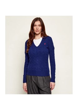 POLO RALPH LAUREN Wełniany sweter KIMBERLY | Slim Fit | z dodatkiem kaszmiru ze sklepu Gomez Fashion Store w kategorii Swetry damskie - zdjęcie 188084187