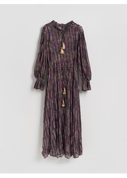Reserved - Sukienka z wiskozy - wielobarwny ze sklepu Reserved w kategorii Sukienki - zdjęcie 188087039