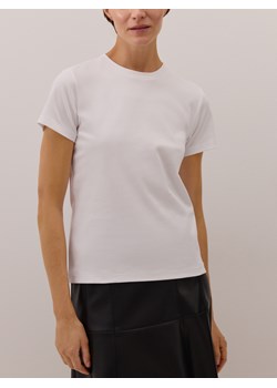 Reserved - Bawełniany t-shirt - biały ze sklepu Reserved w kategorii Bluzki damskie - zdjęcie 188087068