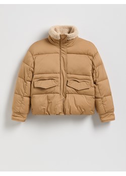 Reserved - Pikowana kurtka z ociepleniem - brązowy ze sklepu Reserved w kategorii Kurtki dziewczęce - zdjęcie 188087216