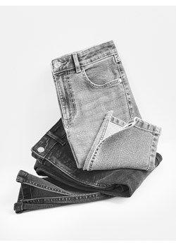 Reserved - Jeansy slim fit z rozcięciem - czarny ze sklepu Reserved w kategorii Jeansy damskie - zdjęcie 188087455