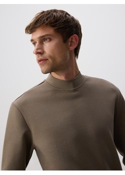 Reserved - Bluza ze stójką - beżowy ze sklepu Reserved w kategorii Bluzy męskie - zdjęcie 188087695